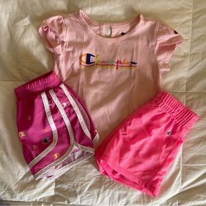 Champion 3T Pink Toddler Clothing Set